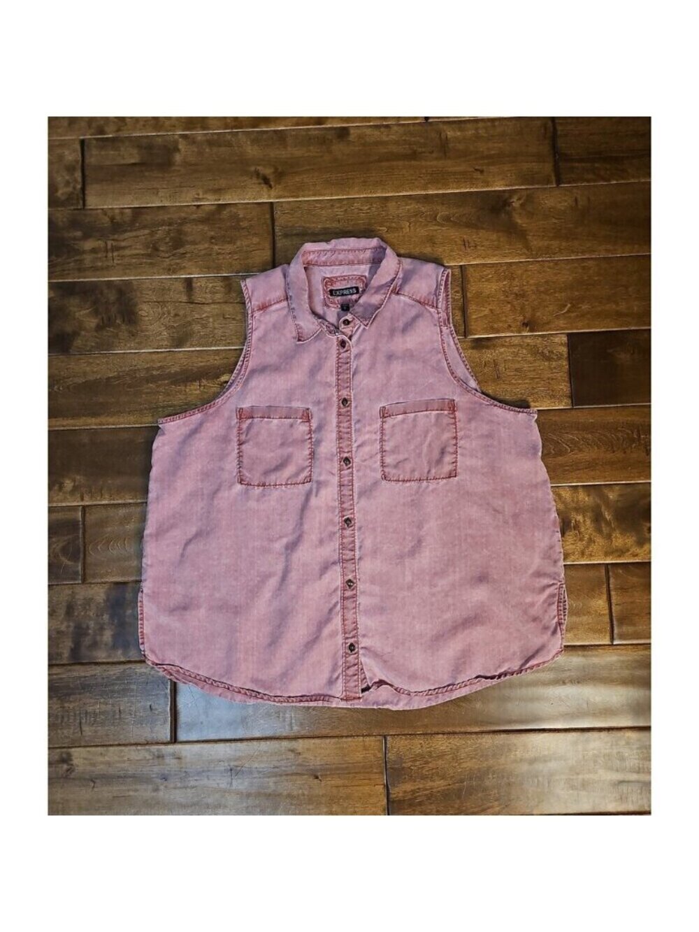 button up tank top size XL - Picture 3 of 8